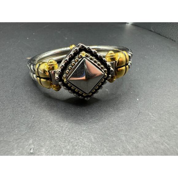 Vintage Gruen Ladies\' Secret Two Tone Bracelet Bangle Watch Japan Movt GR99691 main image 10